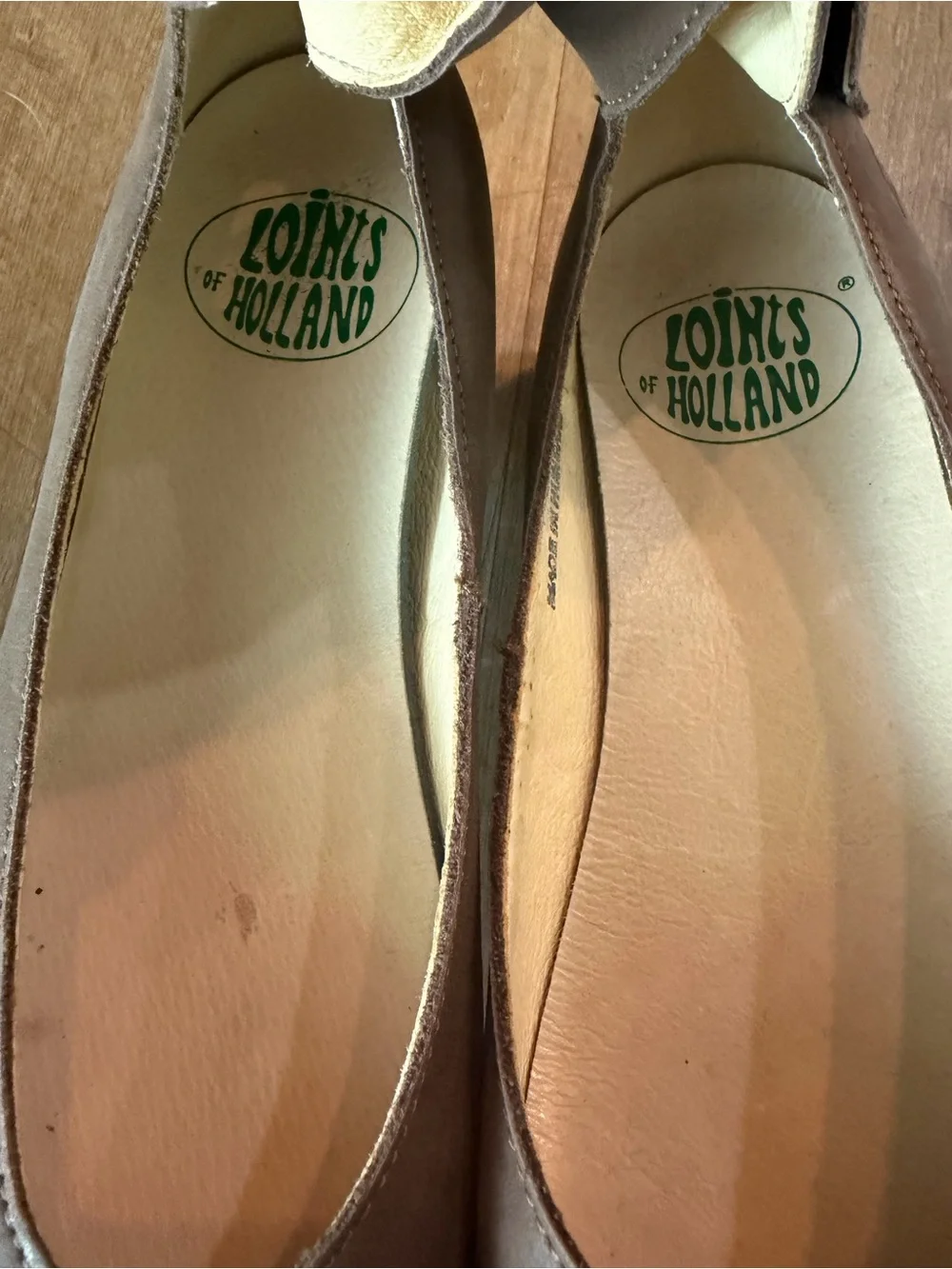 Loints of Holland Sydney Leather Mary Jane Shoes | Brown